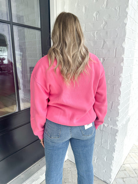 Pink Bow Sweatshirt