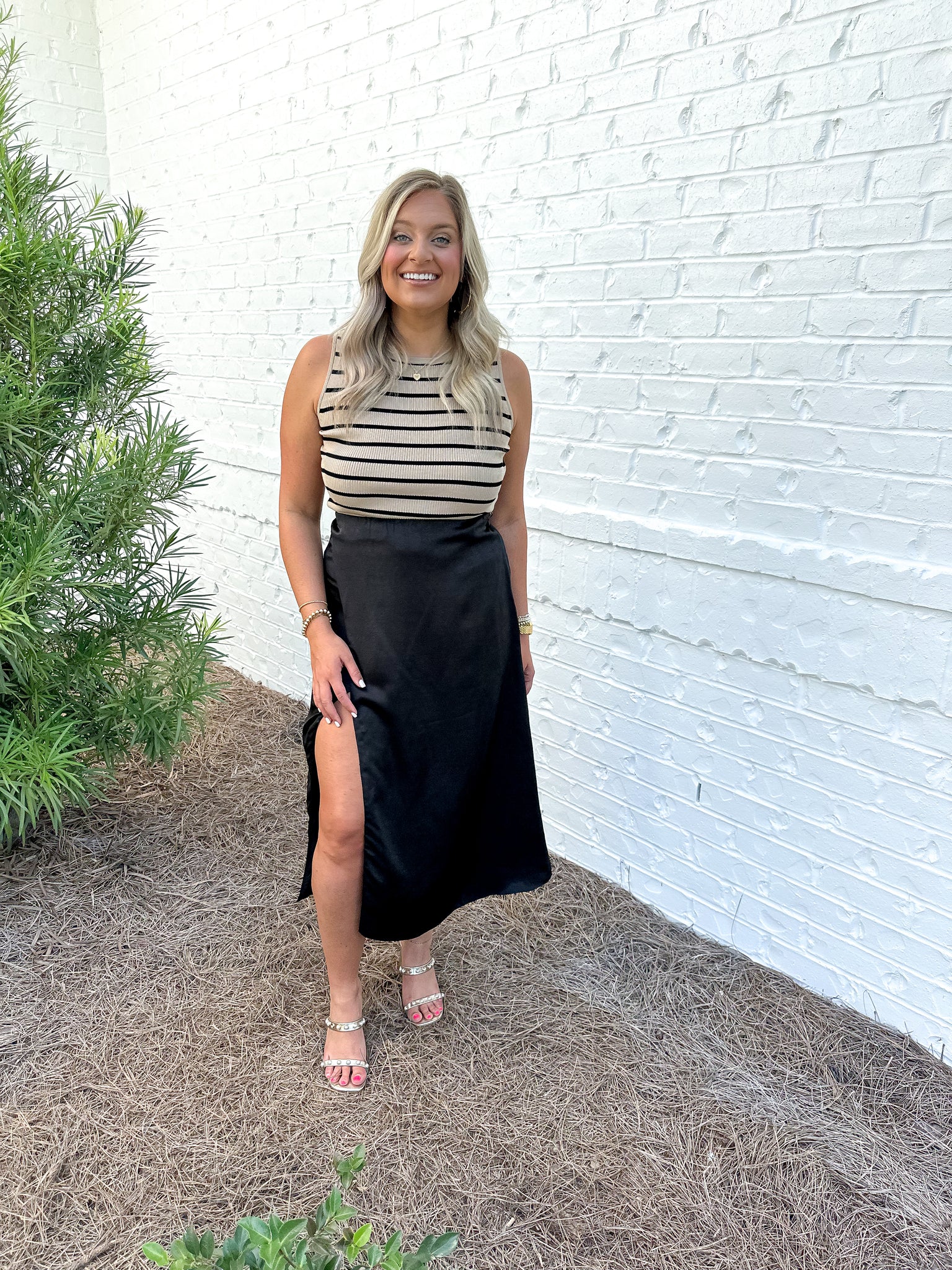 Black Wrap Skirt