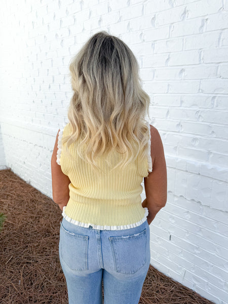 Yellow Sweater Tank