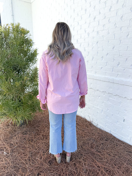 Pink Button Down