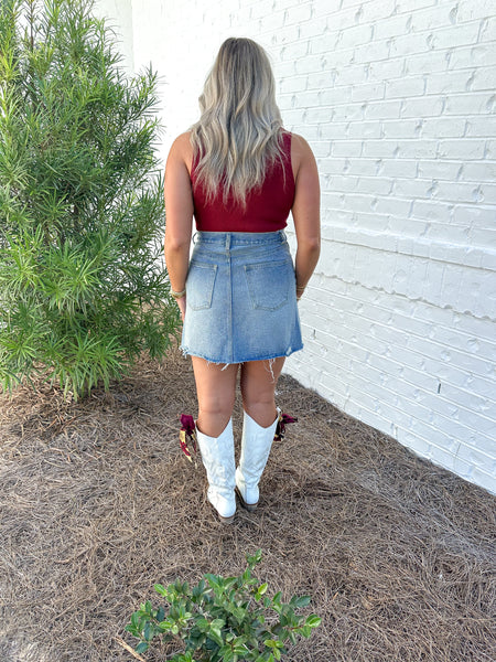 Brooke Denim Skirt