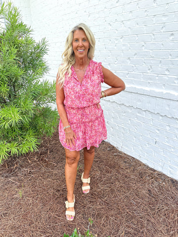 Floral Ruffle Dress