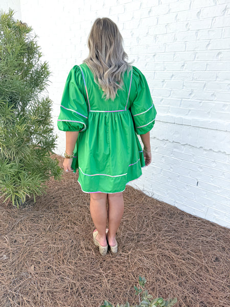 Green Flowy Dress