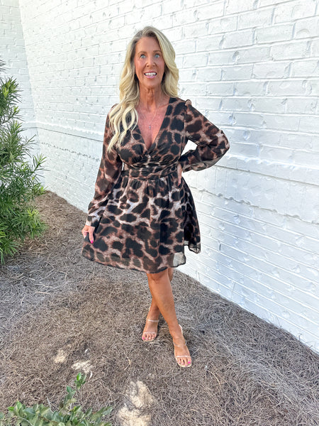 Leopard Print Dress