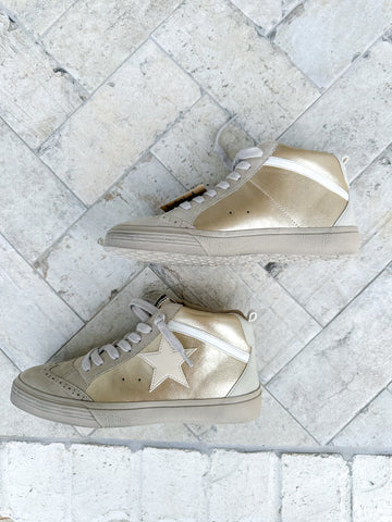 The Paulina Gold Sneaker