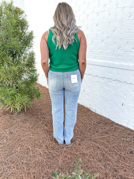 Green Sleeveless Sweater