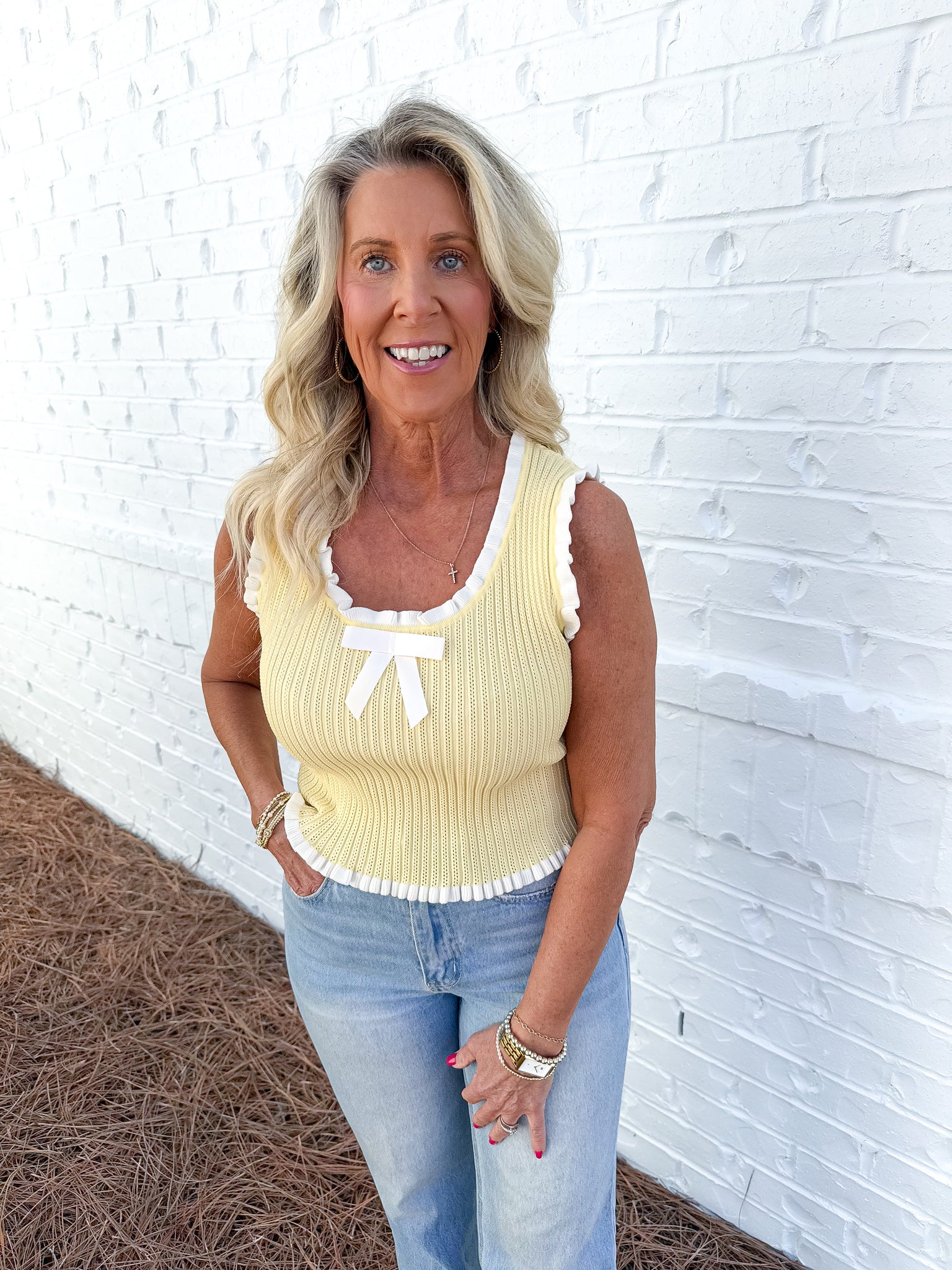 Yellow Sweater Tank