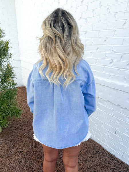 Oversized Denim Shirt