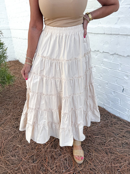 Natural Maura Skirt