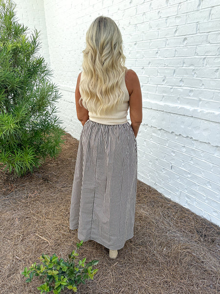 Sweater Mix Stripe Maxi