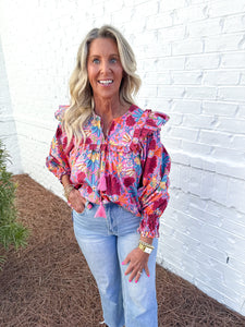 Sibley Floral Top