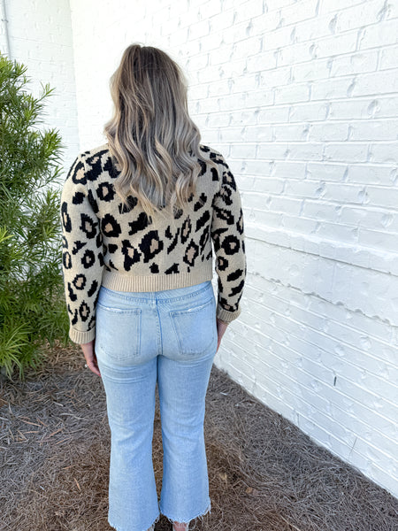 Leopard Detail Sweater