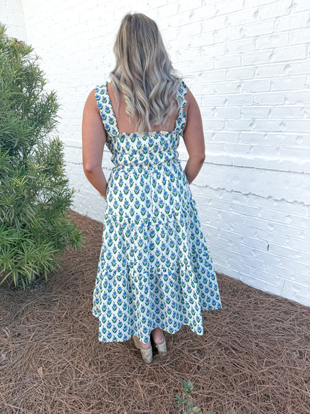 Floral Poplin Maxi