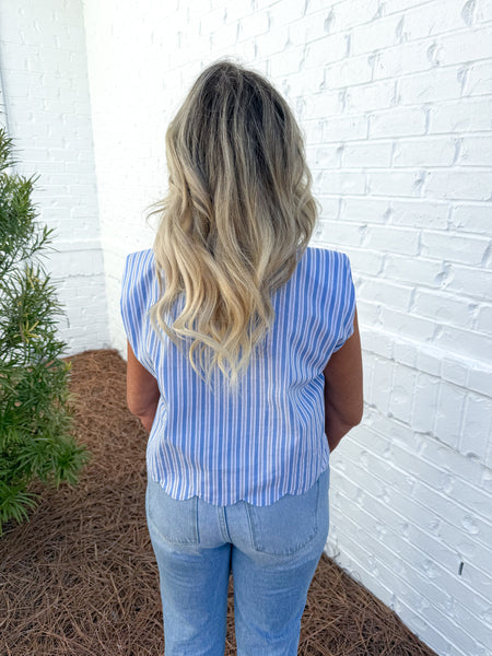 Pinstripe Top