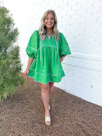 Green Flowy Dress