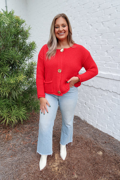 Red Cardigan