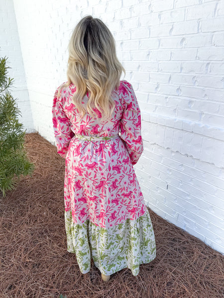 Poplin Floral Maxi