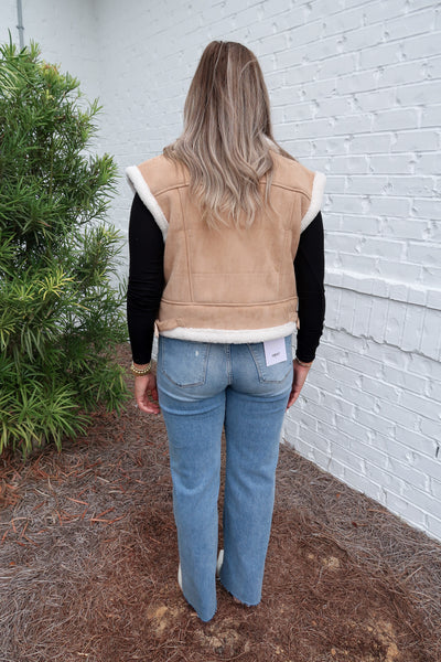 Faux Shearling Vest