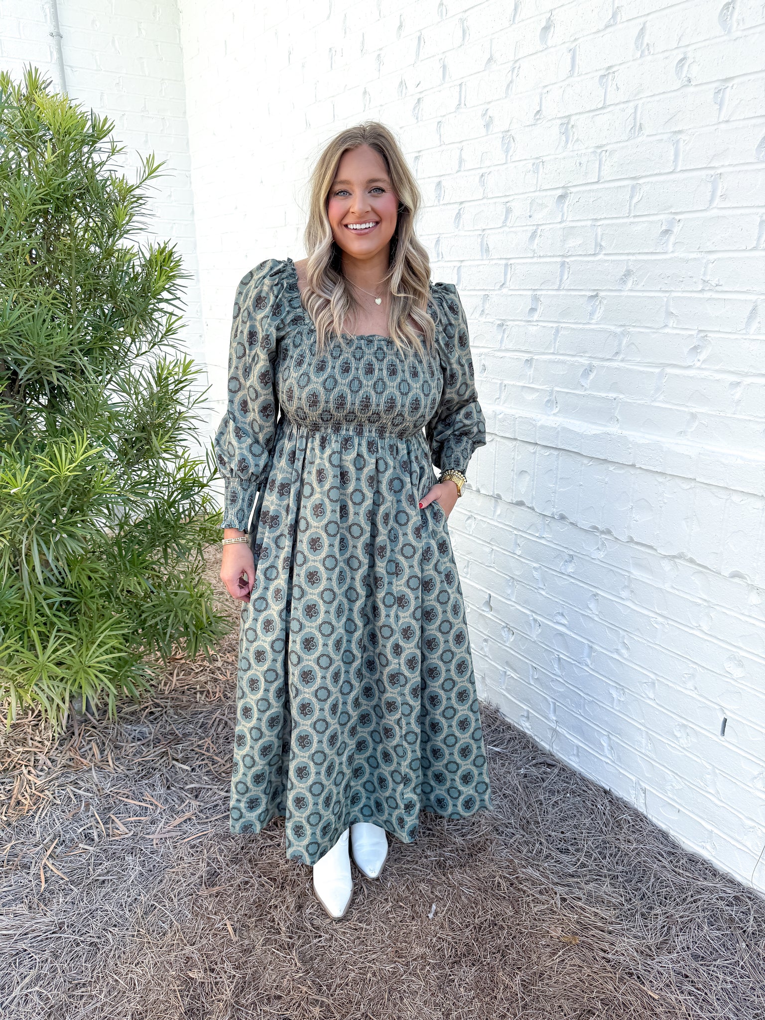 Smocked Maxi