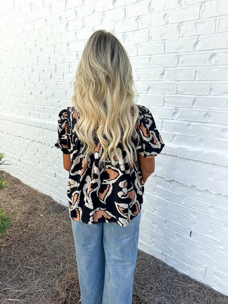 Abstract Print Top