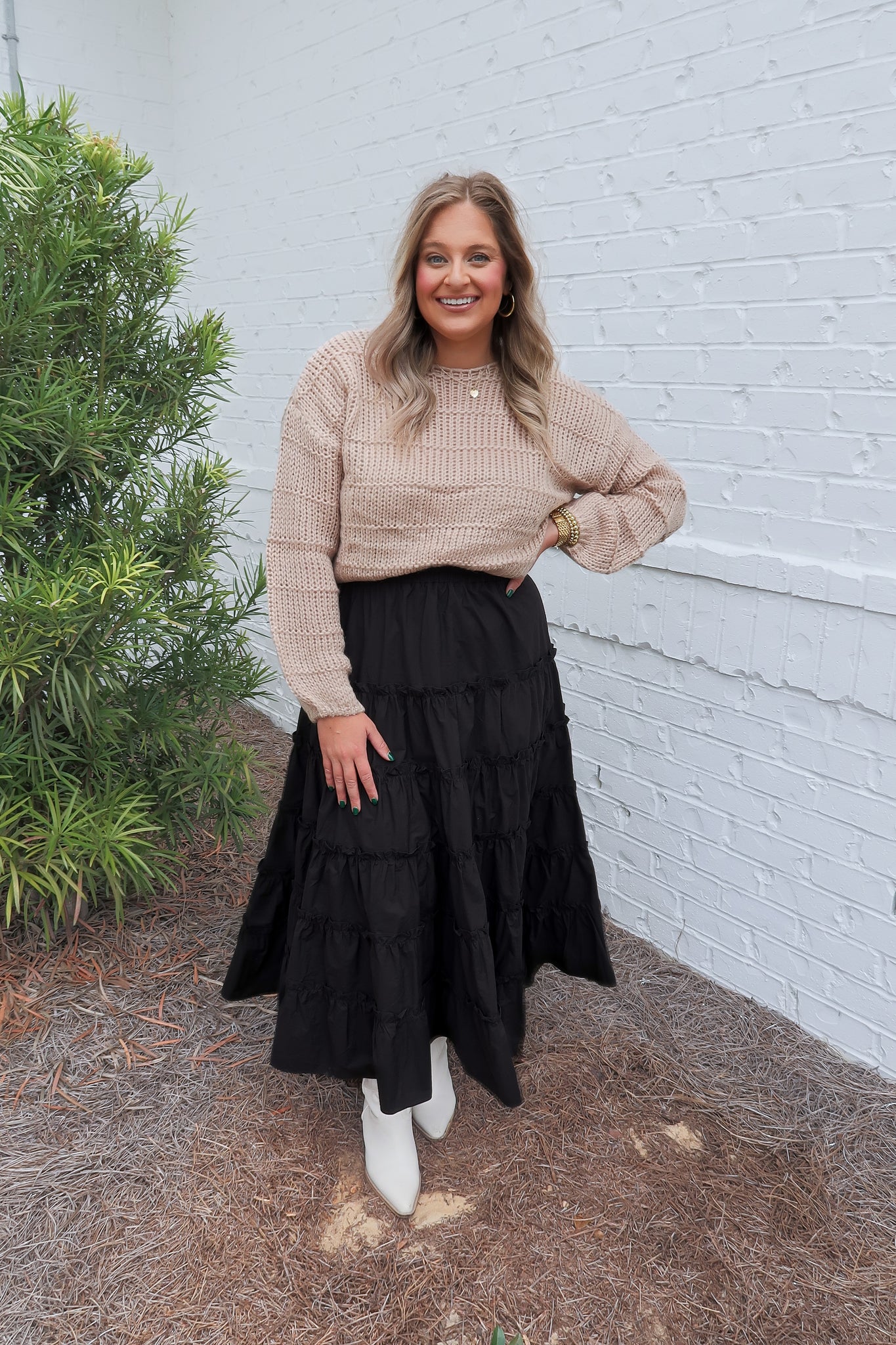 Black Maura Skirt