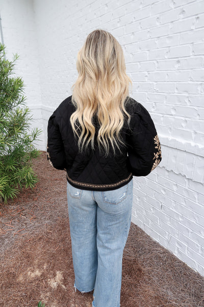 Black Embroidered Jacket