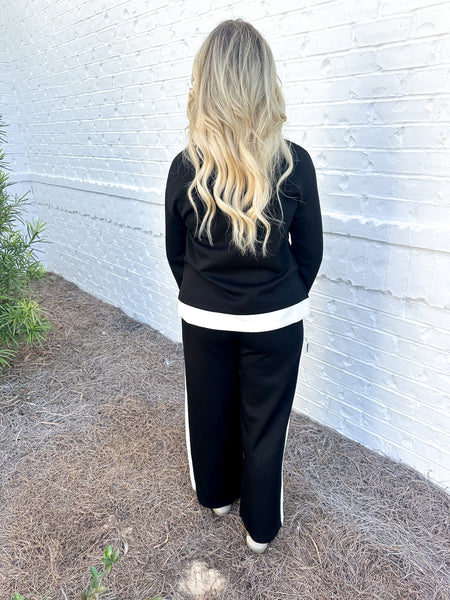 Black/Ivory Lounge Pants